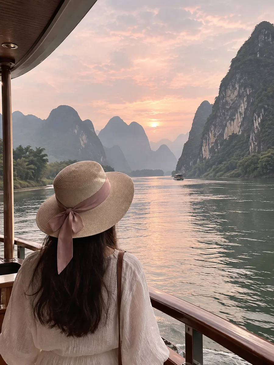 View at Li River Cruise